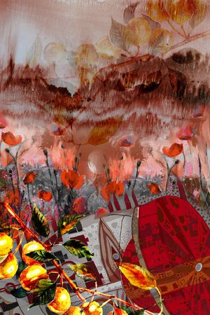 波西米亚印花华亿平台图片