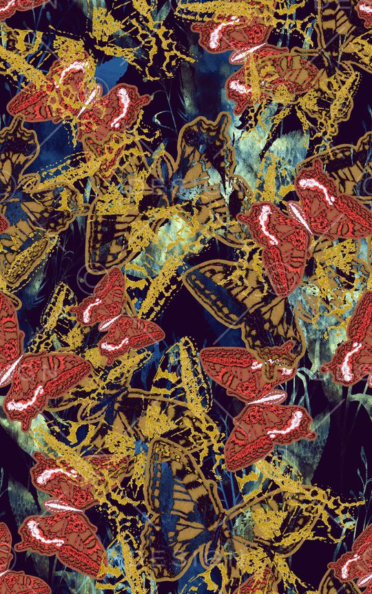 昆虫印花华亿平台图片