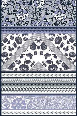 线条印花华亿平台图片