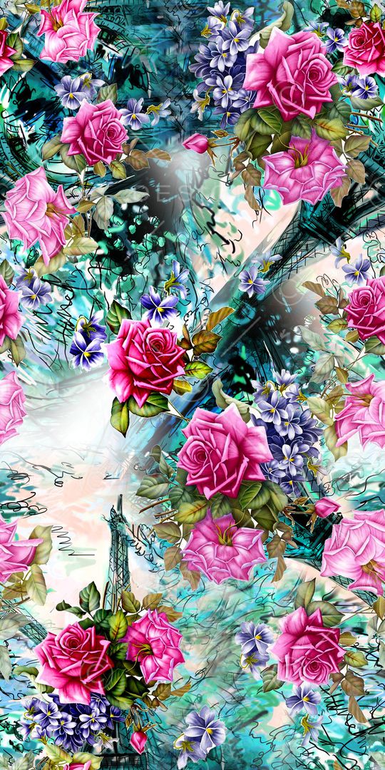 花朵印花华亿平台图片