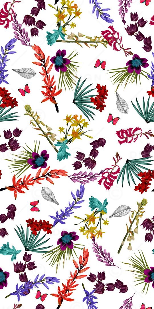 花朵印花华亿平台图片