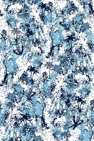 抽象纹理印花华亿平台图片