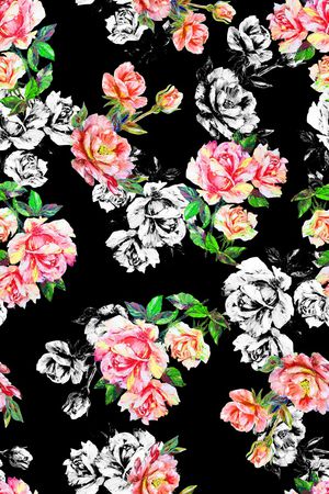 黑底印花华亿平台图片