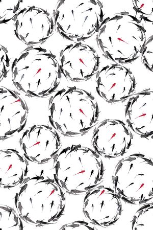 金鱼印花华亿平台图片