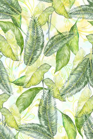 热带风印花华亿平台图片