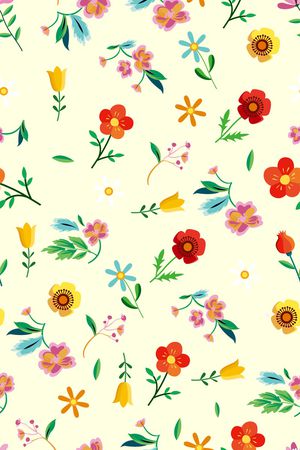 彩底花卉印花华亿平台图片