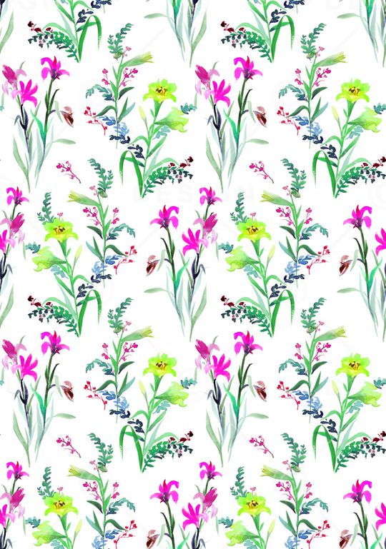 小碎花印花华亿平台图片