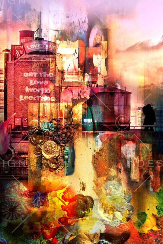 抽象定位花印花华亿平台图片