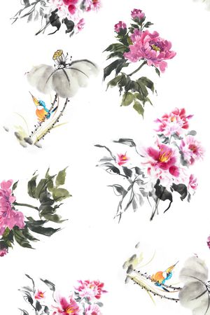 曼陀罗印花华亿平台图片