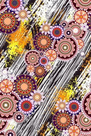 名族风印花华亿平台图片