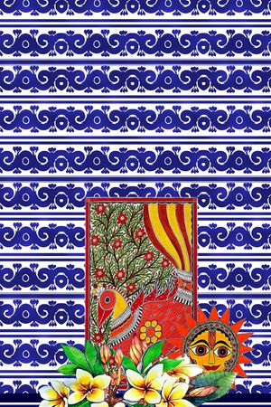 几何印花华亿平台图片