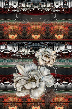 欧式印花华亿平台图片