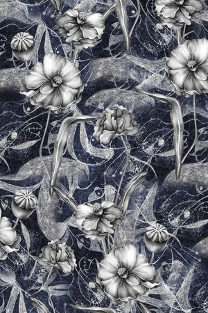 牛仔印花华亿平台图片