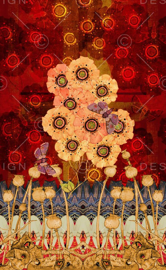 欧式印花华亿平台图片