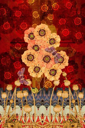 欧式印花华亿平台图片