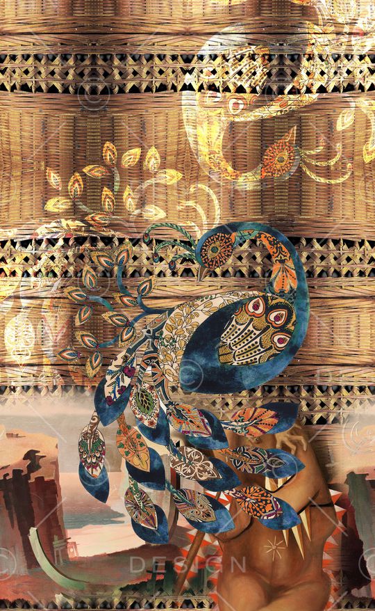 欧式印花华亿平台图片