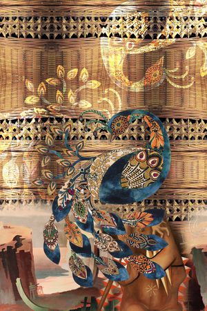 欧式印花华亿平台图片