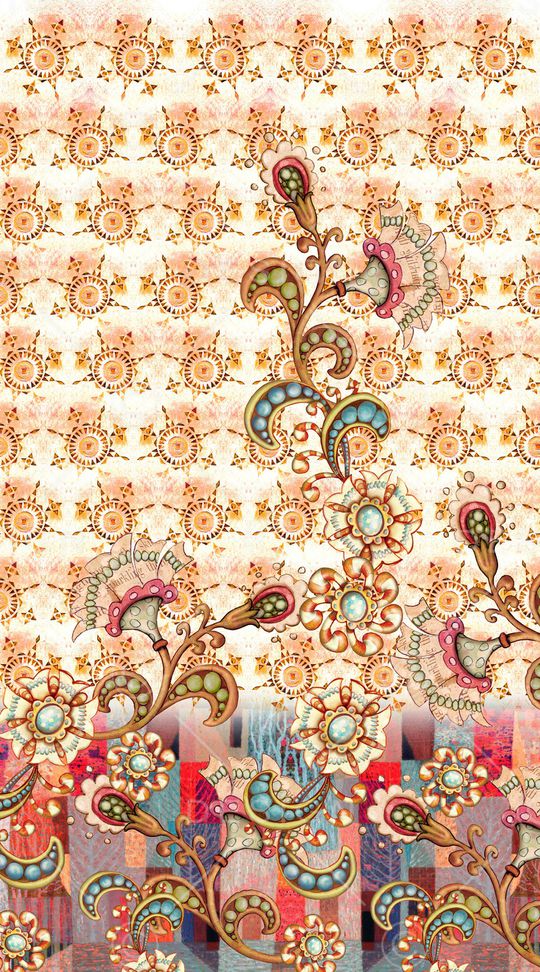 欧式印花华亿平台图片