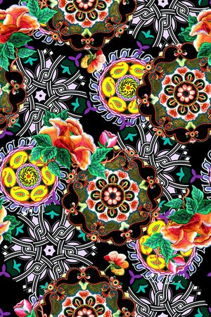 民族风印花华亿平台图片