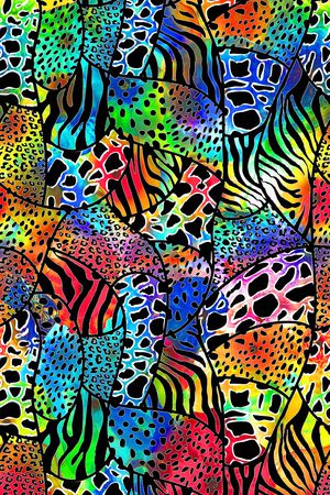 洋阳---动物纹印花华亿平台图片