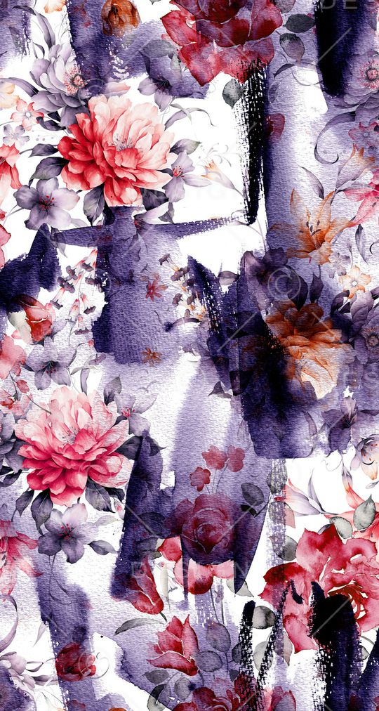 真丝印花华亿平台图片