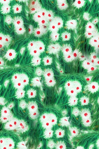 889070-波点草丛圆点