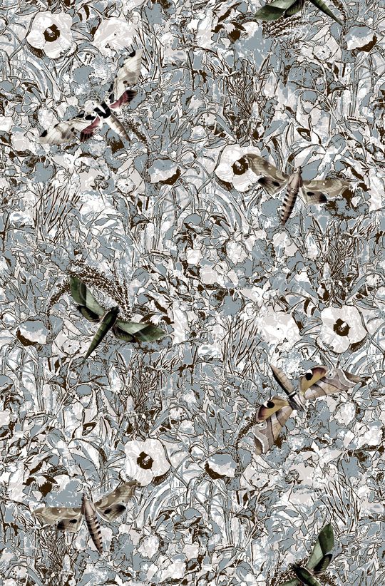 抽象纹理印花华亿平台图片