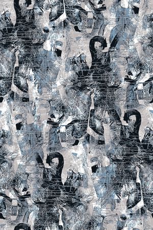 抽象纹理印花华亿平台图片