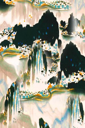 中国风印花华亿平台图片