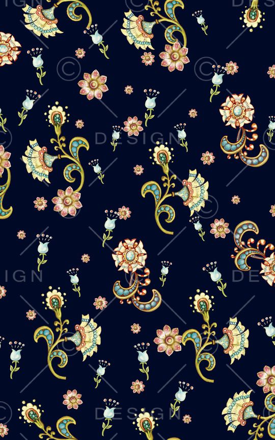 花朵印花华亿平台图片