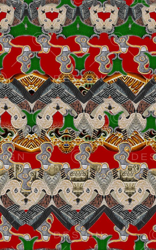 欧式印花华亿平台图片