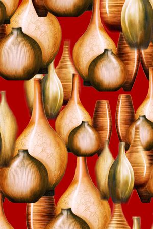 花瓶印花华亿平台图片