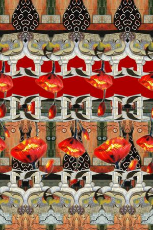 民族风印花华亿平台图片