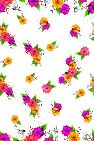 乱花印花华亿平台图片