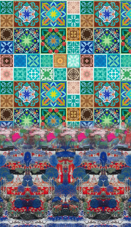 民族风印花华亿平台图片