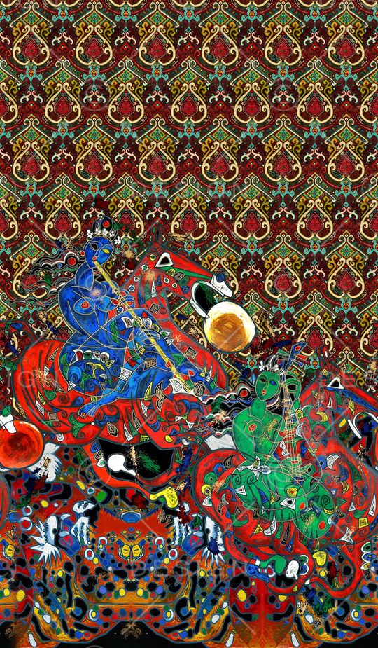 民族风印花华亿平台图片