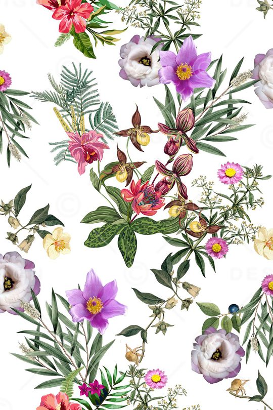 植物印花华亿平台图片