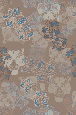 男装休闲花卉印花华亿平台图片