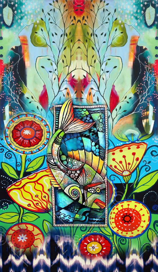 不规则几何印花华亿平台图片