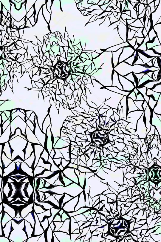 G抽象未来印花华亿平台图片