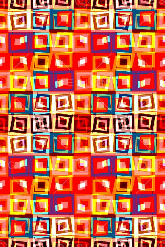 不规则几何印花华亿平台图片