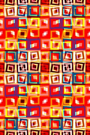 不规则几何印花华亿平台图片