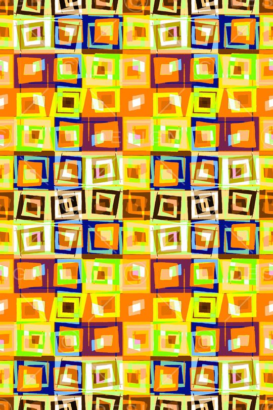 不规则几何印花华亿平台图片