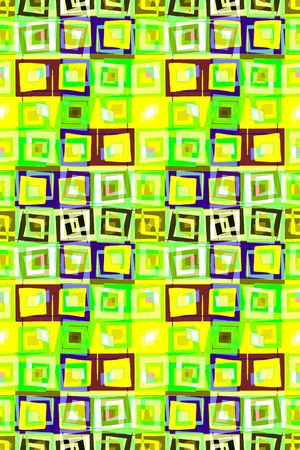 不规则几何印花华亿平台图片