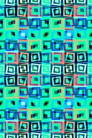 不规则几何印花华亿平台图片