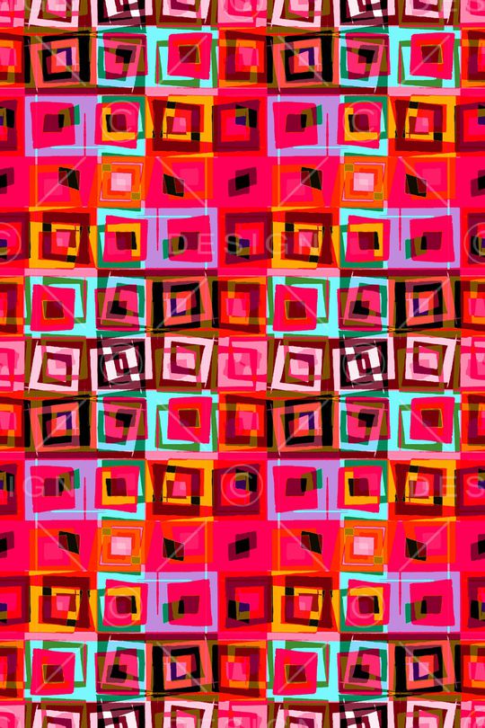 不规则几何印花华亿平台图片