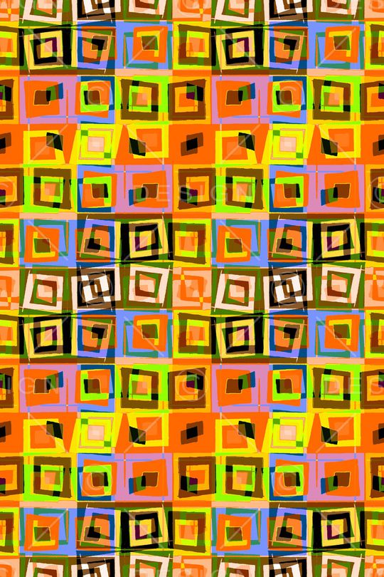 不规则几何印花华亿平台图片