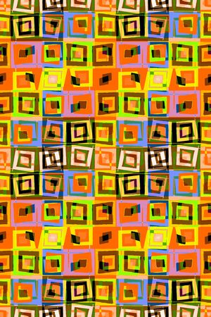 不规则几何印花华亿平台图片