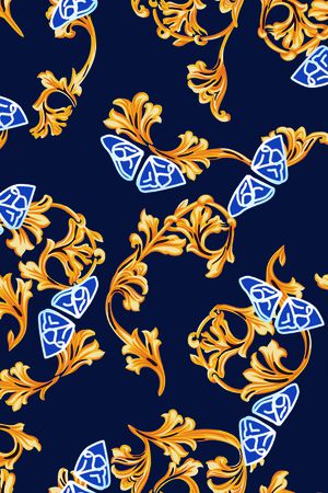 金色玫瑰印花华亿平台图片