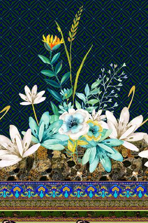 民族风印花华亿平台图片